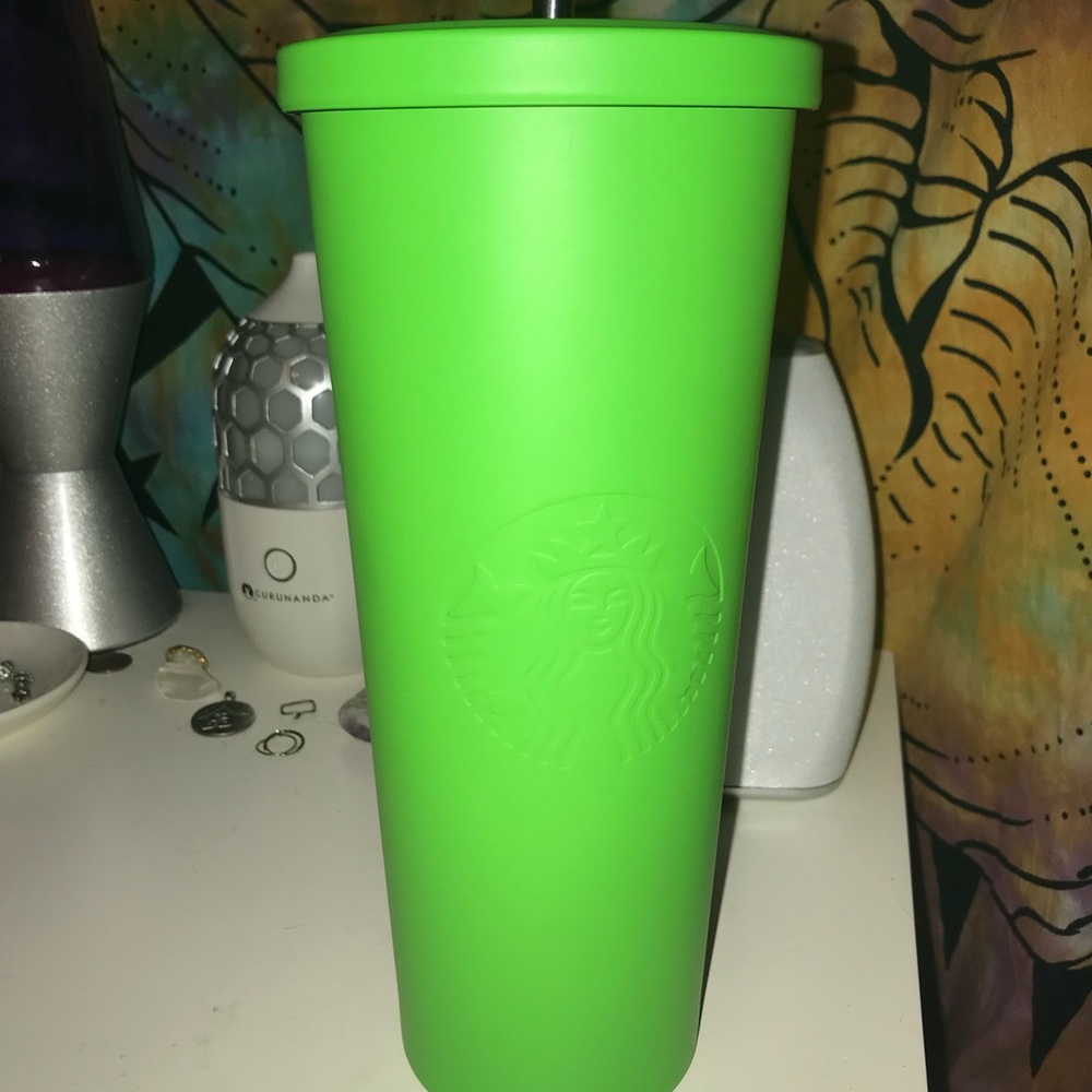 Venti Lime Green Starbucks cup